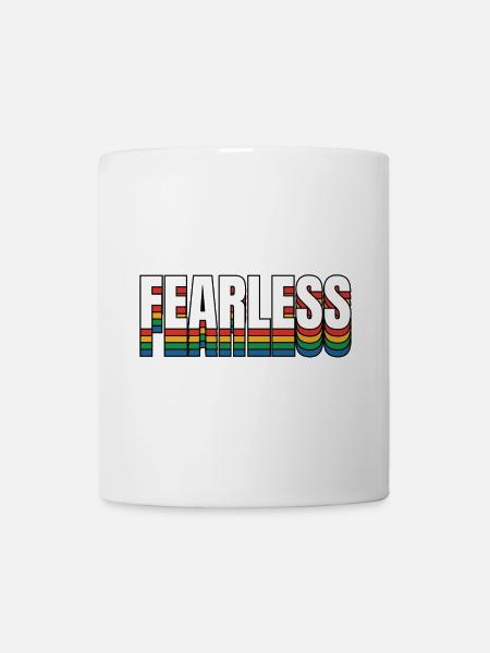 Fearless - Tasse - Weiß