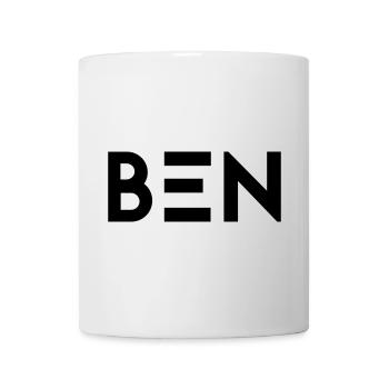 Prénom Ben - Mug blanc - blanc - Devant