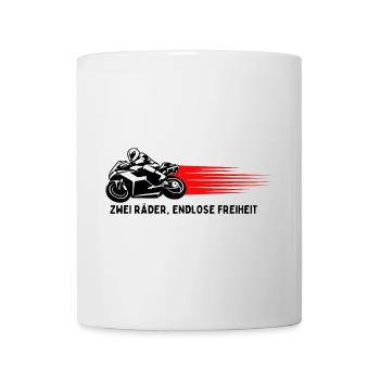 Two Wheels, Endless Freedom - Motorcycle Edition - Mug - white - Front