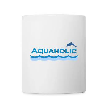 AQUAHOLIC - Mug - white - Front