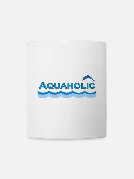 AQUAHOLIC - Tasse - Weiß