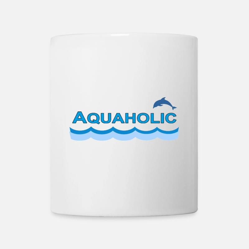 AQUAHOLIC - Tasse - Weiß