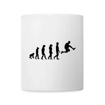 Evolution Basketball / Basketballer - Tasse - Weiß - Vorne