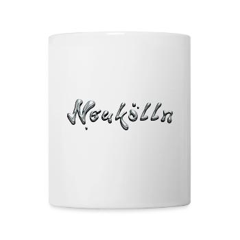 Neukölln Metallic Schrift - Tasse - Weiß - Vorne