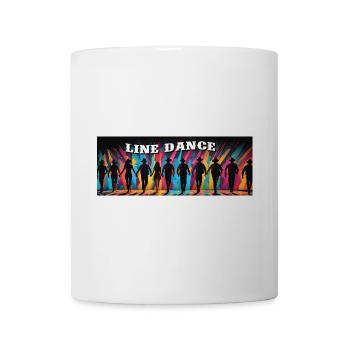 Danse en ligne danse de groupe - Mug blanc - blanc - Devant