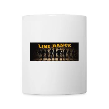 Danse en ligne danse de groupe - Mug blanc - blanc - Devant