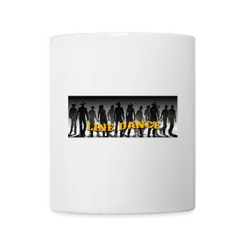 Danse en ligne danse de groupe - Mug blanc - blanc - Devant