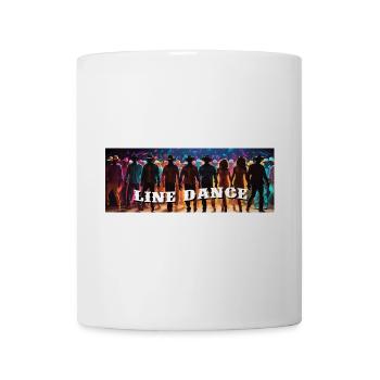 Danse en ligne danse de groupe - Mug blanc - blanc - Devant