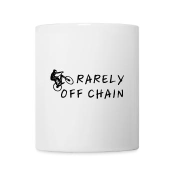 rarely off chain bike cycling gift love - Mug - white - Front