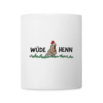 Wüde Henn Hendl Huhn - Tasse - Weiß - Vorne