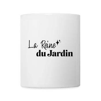 Reine du jardin - Mug blanc - blanc - Devant