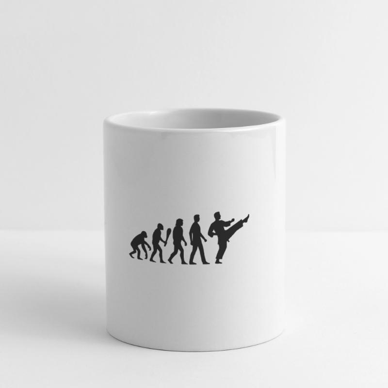 Karaté Évolution Mug blanc