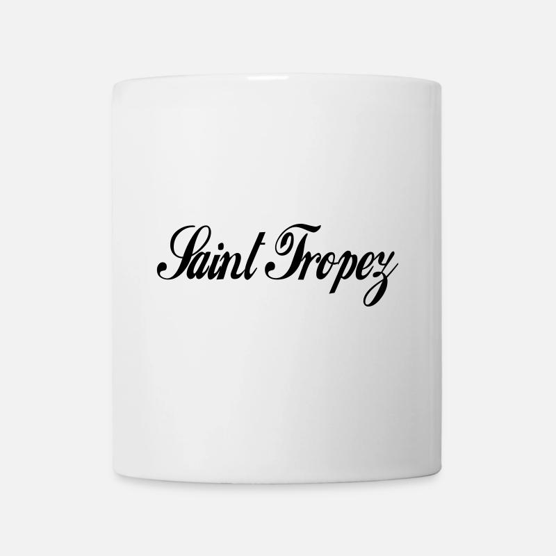 Saint Tropez couleur personnalisable - Mug blanc - blanc