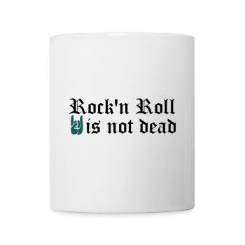 rock and roll is not dead - Mug - white - Front