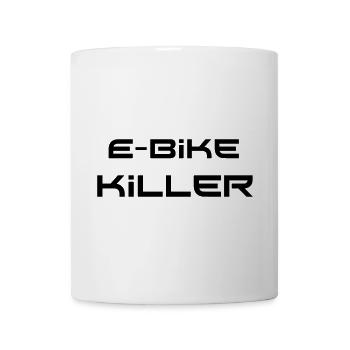 e-bike killer - Tasse - Weiß - Vorne