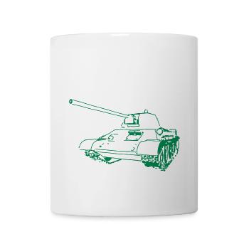 T-34 - Tasse - Weiß - Vorne