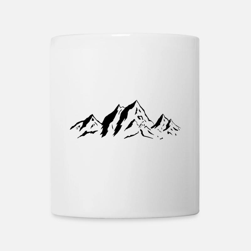 Berge - Tasse - Weiß