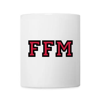 Frankfurt am Main FFM College Style - Tasse - Weiß - Vorne