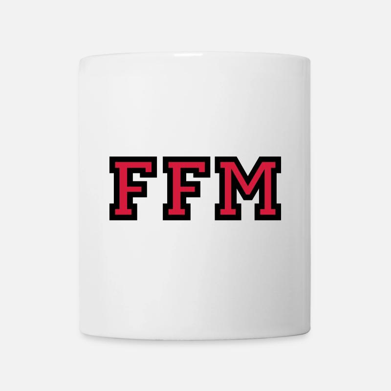 Frankfurt am Main FFM College Style - Tasse - Weiß