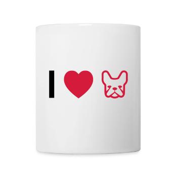 bouledogue français - Mug blanc - blanc - Devant