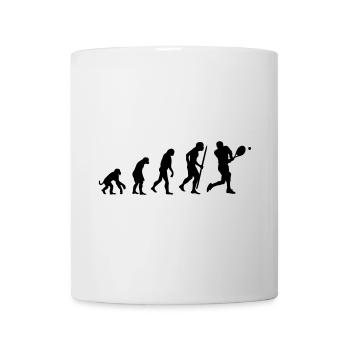 l'évolution du tennis Tee shirts Enfants - Mug blanc - blanc - Devant