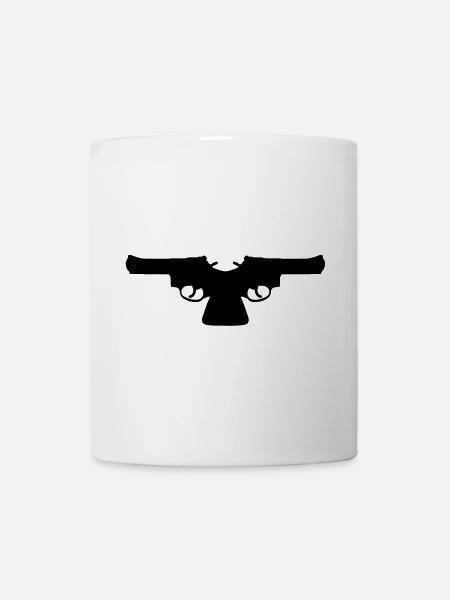 Pistolen - Tasse - Weiß