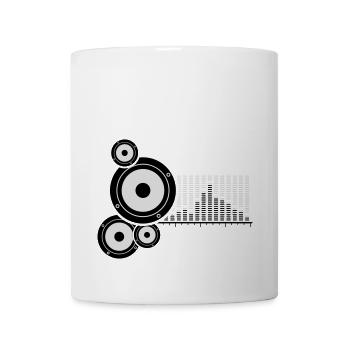musik - Tasse - Weiß - Vorne