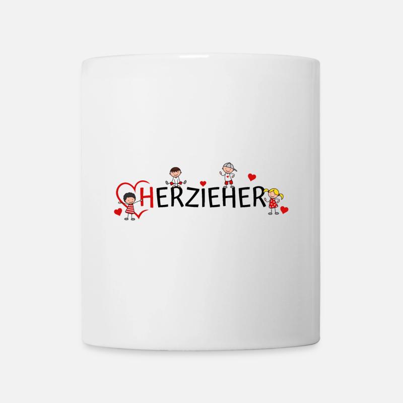 Erzieher Herzieher - Tasse - Weiß
