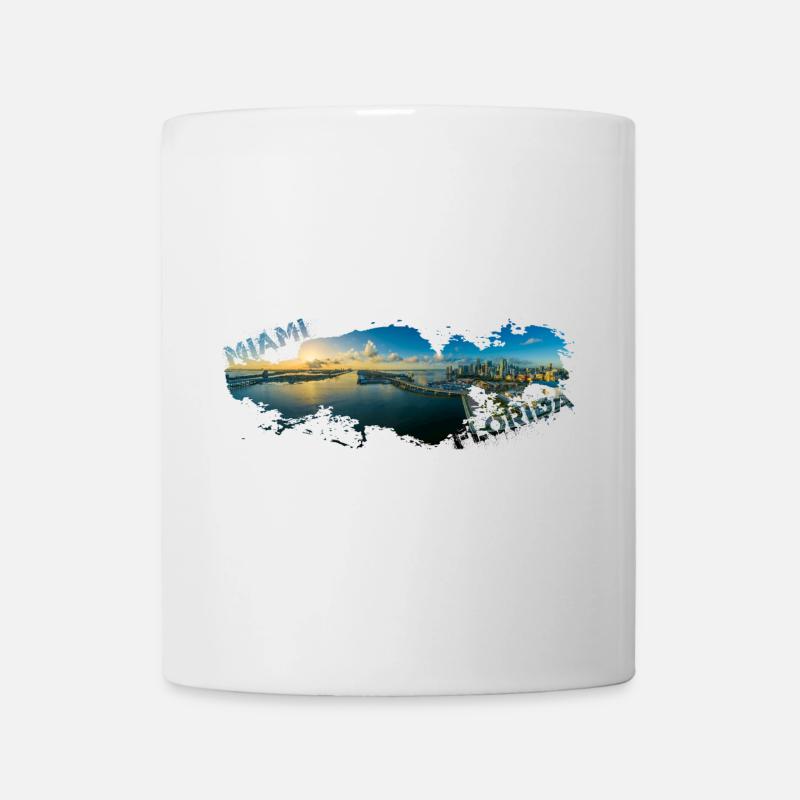 Miami Florida Splash - Mug blanc - blanc