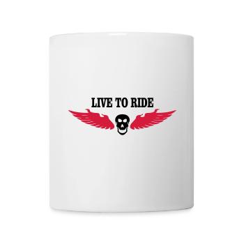 biker - Mug blanc - blanc - Devant