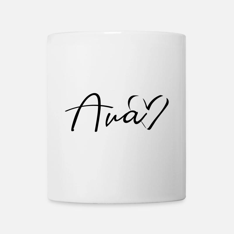 Ava Name Vorname - Tasse - Weiß