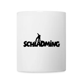Schladming Snowboard Snowboarder - Tasse - Weiß - Vorne