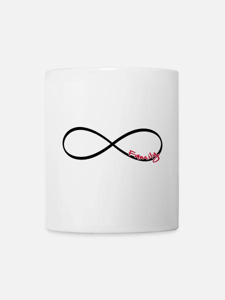 Signe infini famille cadeau amour - Mug blanc - blanc