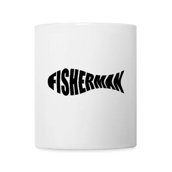 angler - Tasse - Weiß - Vorne