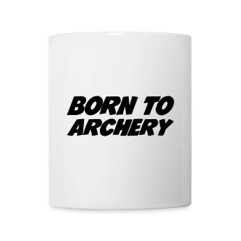 Born to Archery - Mug blanc - blanc - Devant