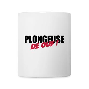 Plongeuse de ouf ! - Mug blanc - blanc - Devant
