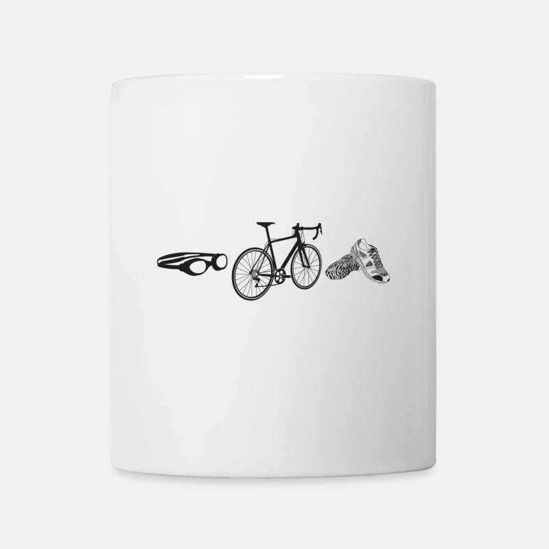 Triathlon - Equipment - Tasse - Weiß