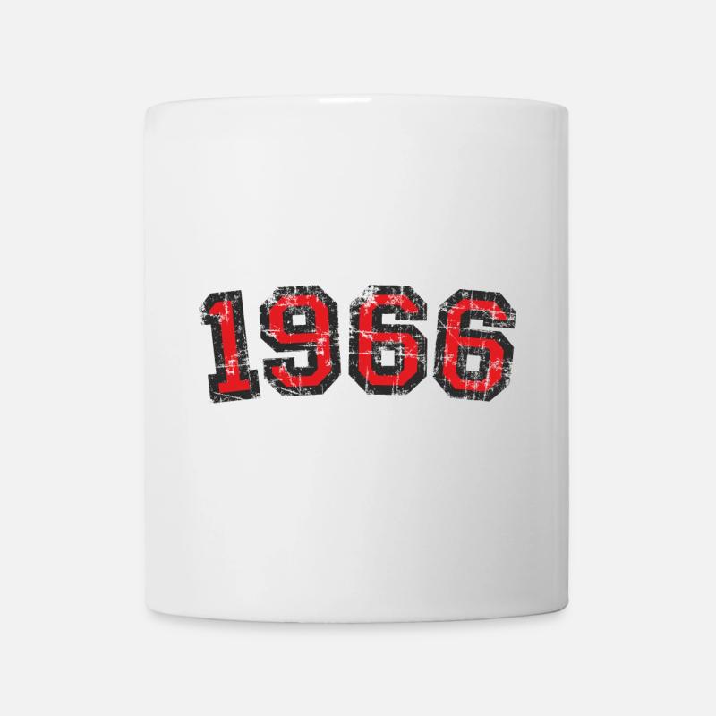 Né en 1966 Anniversaire Année - Mug blanc - blanc