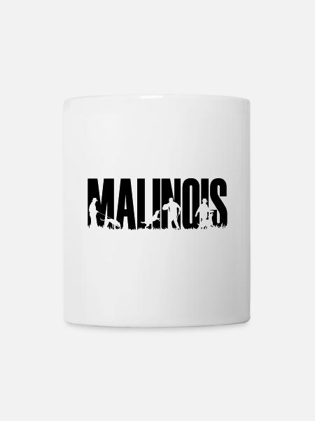 Introduction en bourse malinois schutzhund - Mug blanc - blanc