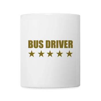 Bus / Busfahrer / Arbeit / Job - Tasse - Weiß - Vorne