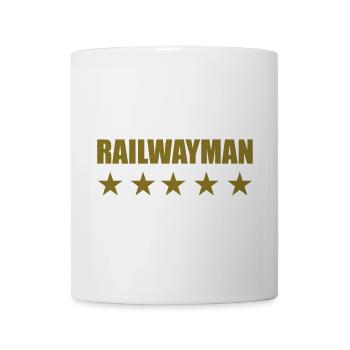Railway Railwayman Cheminot Train Eisenbahn - Mug - white - Front