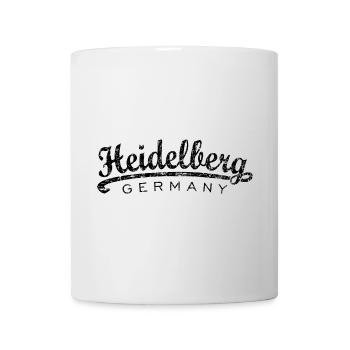 Heidelberg Germany Classic (Vintage/Schwarz) - Tasse - Weiß - Vorne