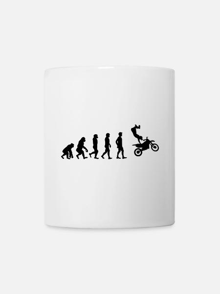 Motocross Superman - Tasse - Weiß