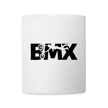 Chemise de pilote BMX – Cool Bike Design - Mug blanc - blanc - Devant