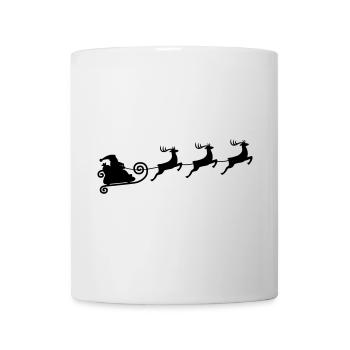 Rentierschlittenfahrt - Tasse - Weiß - Vorne