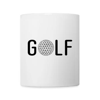 Golf - Tasse - Weiß - Vorne