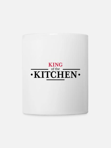 King of the Kitchen - Tasse - Weiß