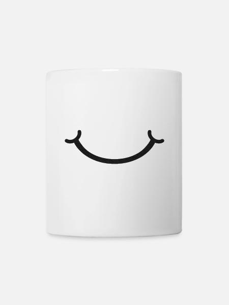 Sourire - Mug blanc - blanc
