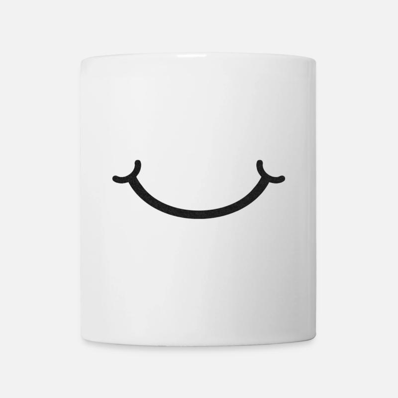 Lächeln - Tasse - Weiß