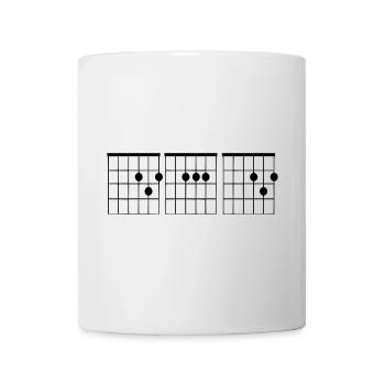Guitar por guitarist chord 001 - Mug - white - Front